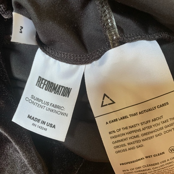 Reformation Velvet Tie Bodysuit - Picture 5 of 7